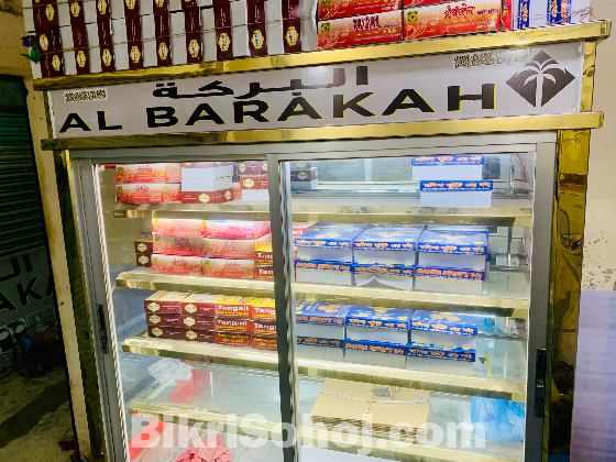 কাস্টম মেড সম্পূর্ণ SS বডির 2-টোন ডিসপ্লে ফ্রিজ